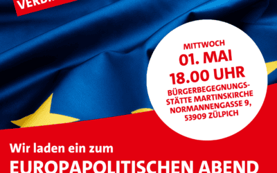 Einladung zum Europapolitischen Abend im Kreis Euskirchen